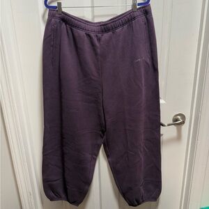 Offline by Aerie women’s  purple Sweatpants - cloud fleece baggy fit size XL